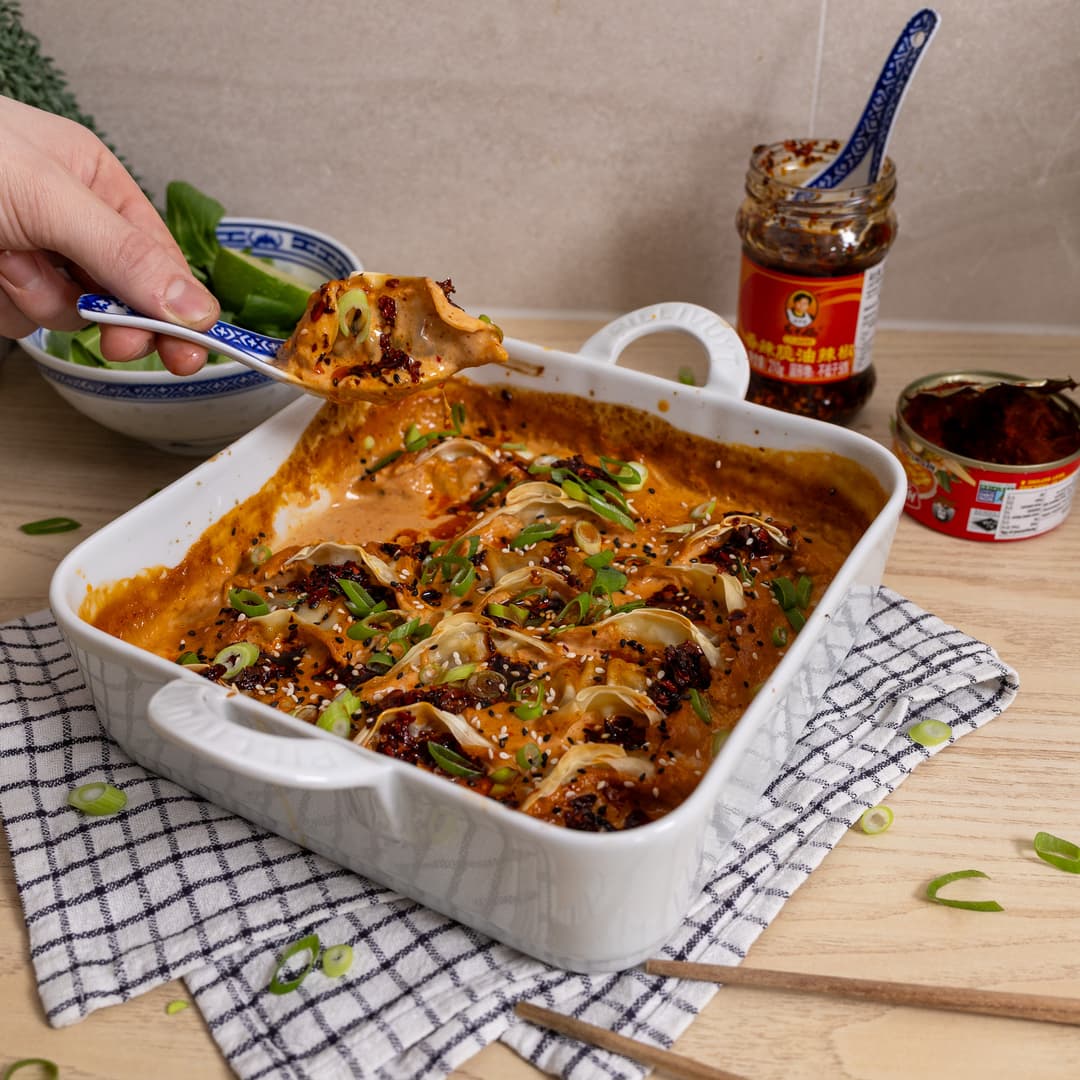 Dumpling Bake eller ovnsbakte gyoza